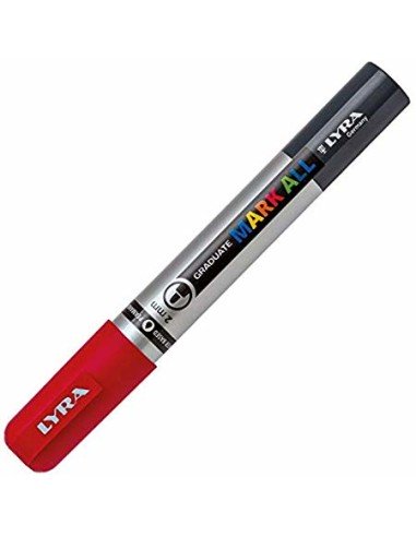 Graduate Mark All marcador permanente Punta redonda Rojo 6 pieza(s)