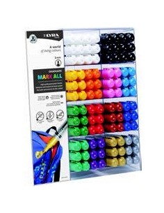Mark All marcador 192 pieza(s) Punta redonda Colores surtidos