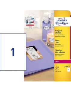 Etiquetas Glossy para Impresora Láser Color