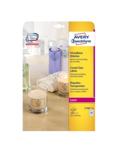 L7781-25 etiqueta autoadhesiva Rectángulo Permanente Transparente 1000 pieza(s)