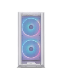LANCOOL 216 Midi Tower Transparente, Blanco