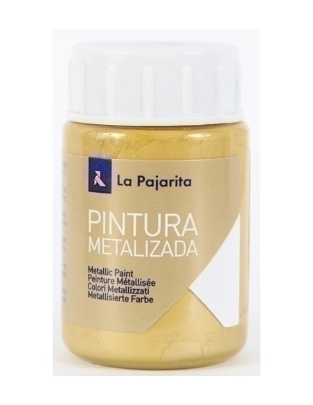 PINTURA LX.PAJARITA MT.35 ml ORO R.ME-03 - Pack de 6 unidades