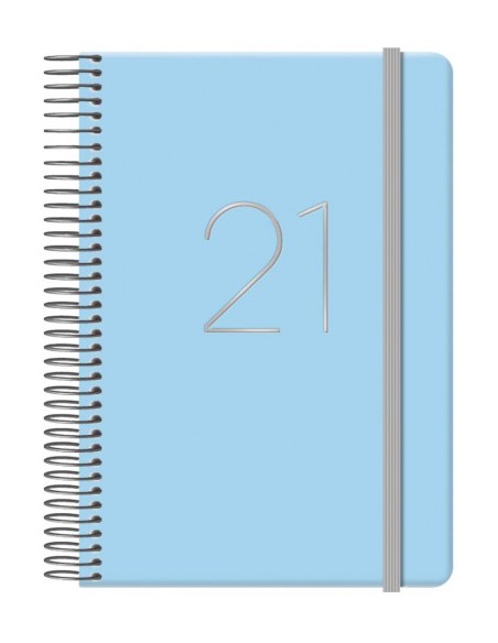 AGENDA GLOSS DÍA PÁGINA 12,5 X 18 CM AZUL DOHE 12572