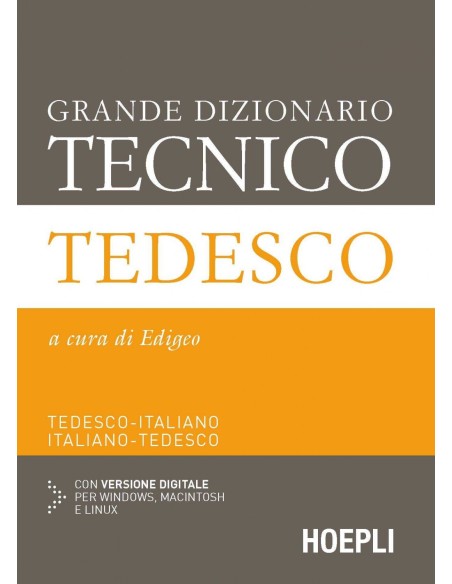 Grande dizionario tecnico Tedesco