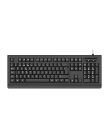 KAYNE01ES teclado Oficina USB QWERTY Español Negro
