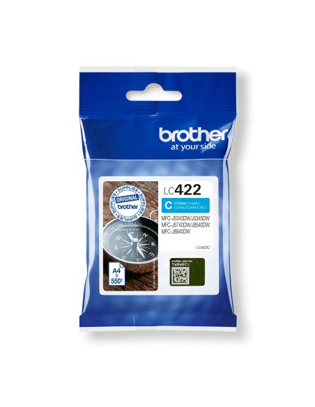 LC422C cartucho de tinta 1 pieza(s) Original Cian