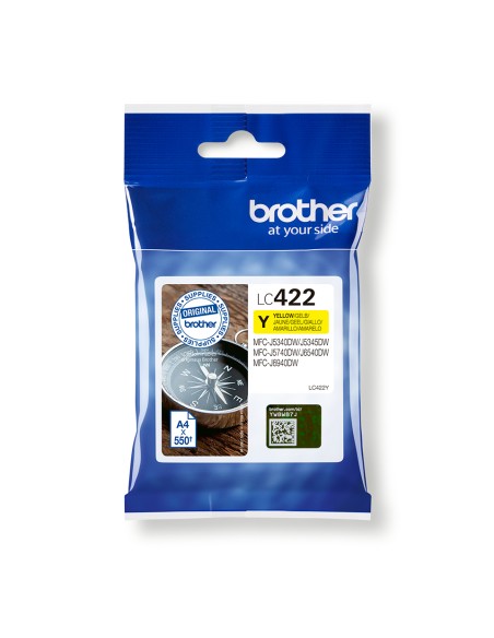 LC422Y cartucho de tinta 1 pieza(s) Original Amarillo