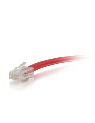 Cable de conexión de red de 0,5 m Cat5e sin blindaje y sin funda (UTP), color rojo