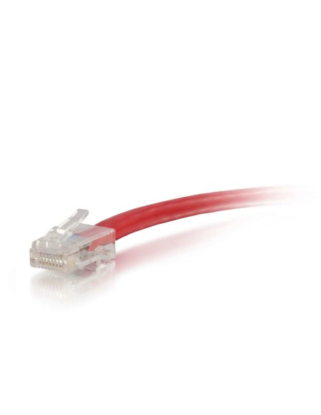 Cable de conexión de red de 0,5 m Cat5e sin blindaje y sin funda (UTP), color rojo