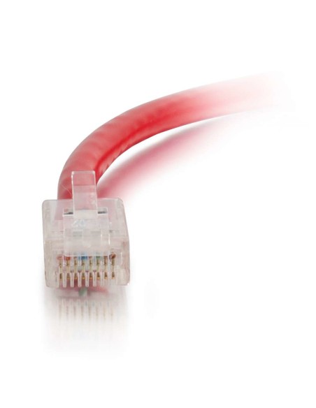 Cable de conexión de red de 0,5 m Cat5e sin blindaje y sin funda (UTP), color rojo