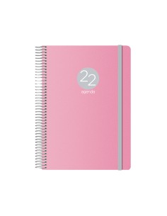Agenda Memphis  Día Página  15 x 21 cm  Color Rosa