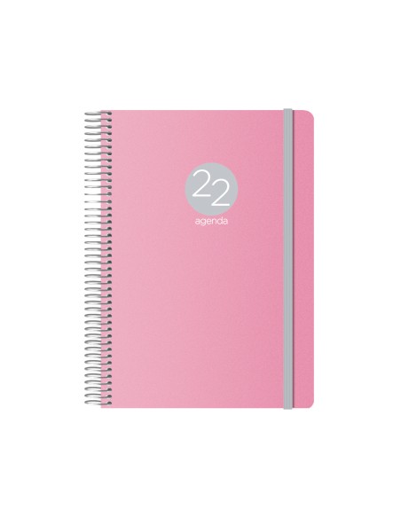 Agenda Memphis  Día Página  15 x 21 cm  Color Rosa