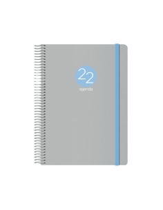 Agenda Memphis  Día Página  15 x 21 cm  Color Gris