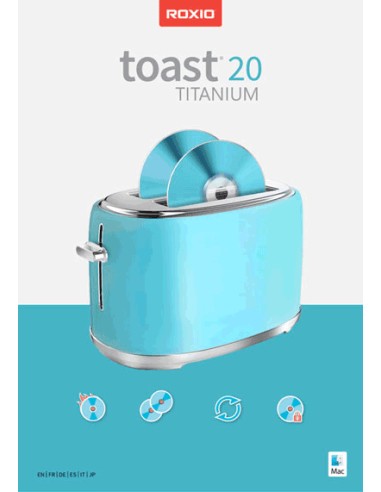 Roxio Toast Titanium 20 Académico 1 licencia(s) Descarga electrónica de software (ESD, Electronic Software Download) Plurilingüe