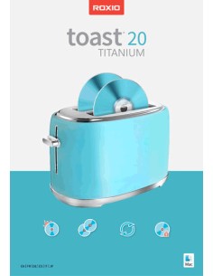 Roxio Toast Titanium 20 Académico 1 licencia(s) Descarga electrónica de software (ESD, Electronic Software Download) Plurilingüe