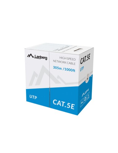 LCU5-11CU-0305-S cable de red Gris 305 m Cat5e U/UTP (UTP)