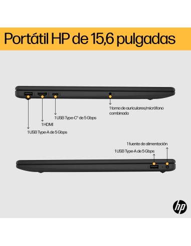 15-fc0038ns AMD Ryzen 7 7730U Portátil 39,6 cm (15.6") Full HD 8 GB DDR4-SDRAM 512 GB SSD Wi-Fi 6 (802.11ax) Windows 11 Home A