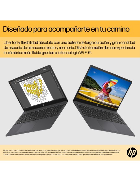 15-fc0038ns AMD Ryzen 7 7730U Portátil 39,6 cm (15.6") Full HD 8 GB DDR4-SDRAM 512 GB SSD Wi-Fi 6 (802.11ax) Windows 11 Home A