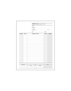 APLI BLOC FACTURA AUTOCOP.50/50.105X145 NATU. CAST - Pack de 10 unidades