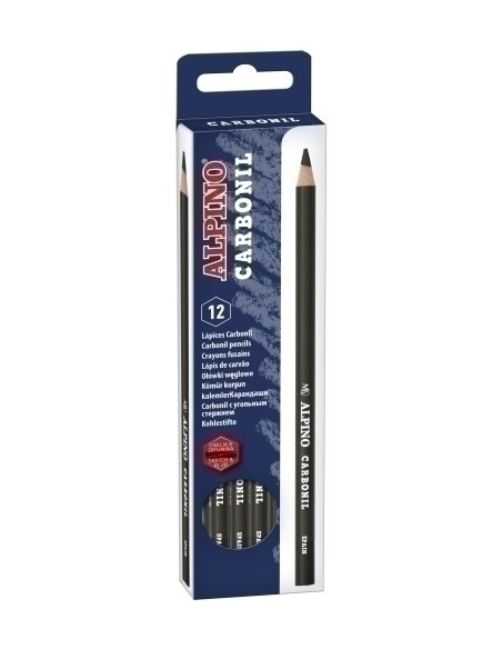 LAPIZ CARBONCILLO ALPINO CARBONIL - Pack de 12 unidades