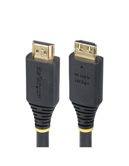 Cable HDMI de Alta Velocidad de 5m - Conectores de Agarre - 4K60Hz/1440p 144Hz - HDR10/HDCP 2.2/ARC - UHD - 18Gbps - Cable HDMI 