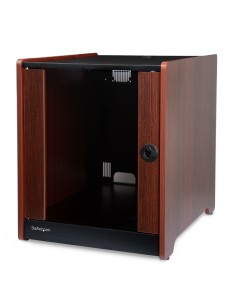 Rack Armario de Servidores de 12U Rodamientos y Acabados de Madera