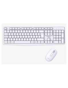APPMX420W teclado Ratón incluido Hogar / Oficina RF inalámbrico QWERTY Español Blanco