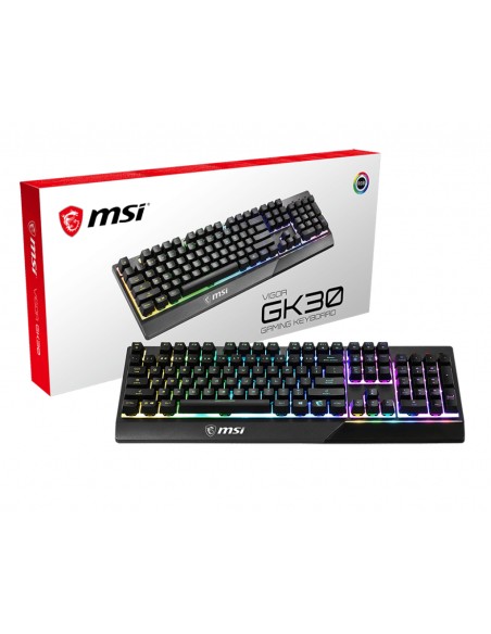 Vigor GK30 teclado Juego USB QWERTY Español Negro