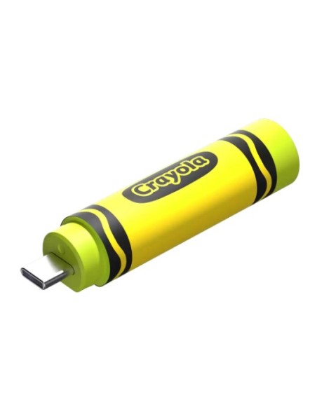 Crayola unidad flash USB 256 GB USB Tipo C 3.2 Gen 1 (3.1 Gen 1) Amarillo