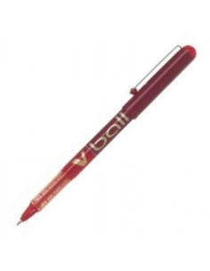 c 12 Boligrafo Pilot V Ball rojo punta 07mm