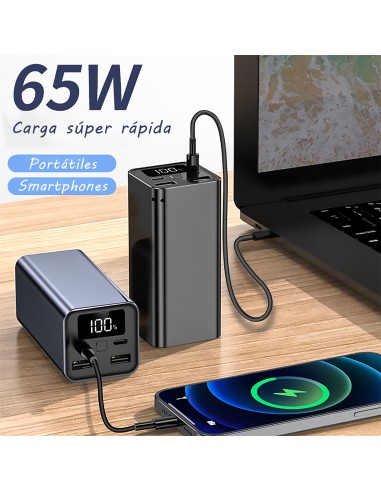 Batería externa para portátiles 65W POWER DELIVERY 20.000mAh