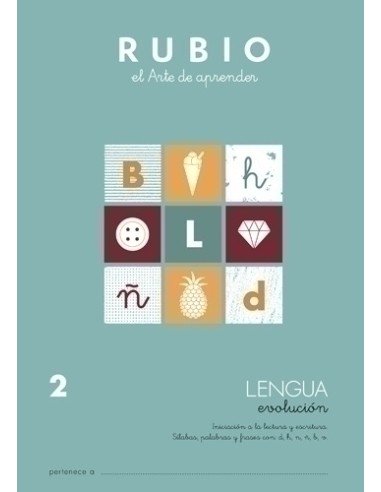 CUADERNO RUBIO A4 LENGUA EVOLUCION 2 - Pack de 10 unidades