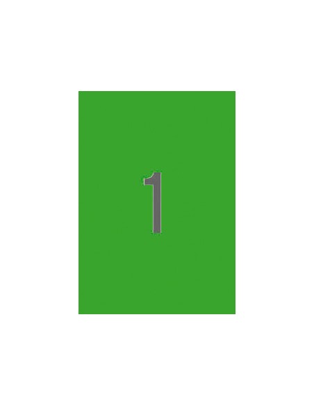 01602 etiqueta de impresora Verde