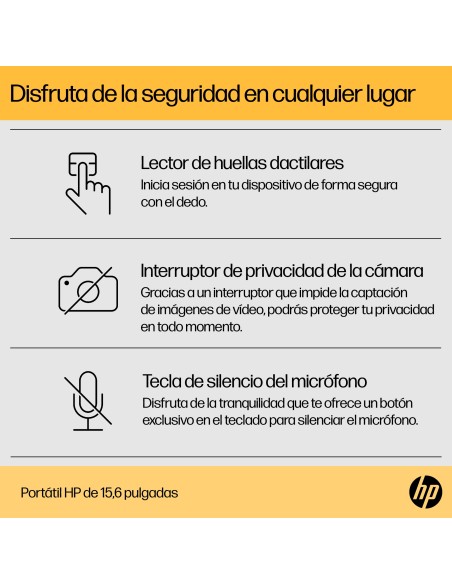 15-fc0030ns AMD Ryzen 5 7520U Portátil 39,6 cm (15.6") Full HD 8 GB LPDDR5-SDRAM 512 GB SSD Wi-Fi 6 (802.11ax) Windows 11 Home