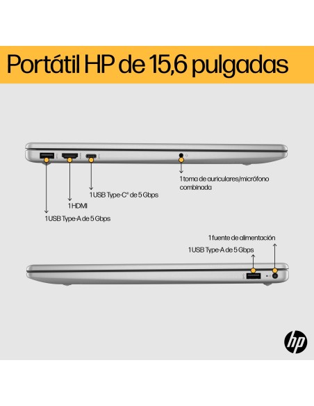 15-fc0030ns AMD Ryzen 5 7520U Portátil 39,6 cm (15.6") Full HD 8 GB LPDDR5-SDRAM 512 GB SSD Wi-Fi 6 (802.11ax) Windows 11 Home
