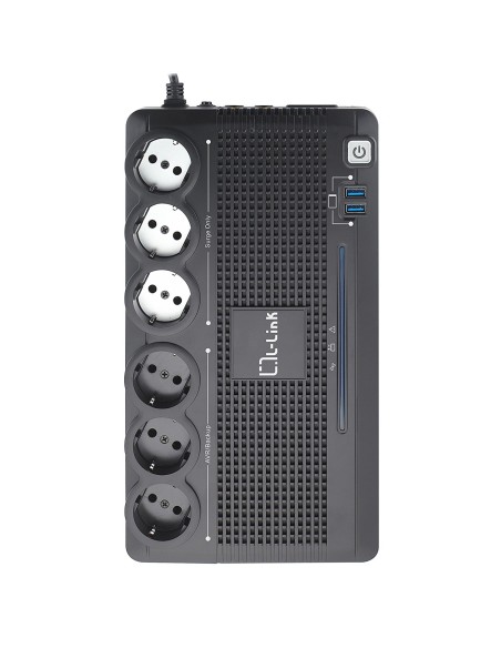 LL-700-G6 sistema de alimentación ininterrumpida (UPS) Línea interactiva 0,7 kVA 360 W 6 salidas AC