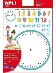 GOMETS APLI (12790) EDUC.Bl.12h LAS HORA - Pack de 5 unidades