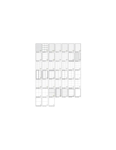 LP4W-10574 etiqueta de impresora Blanco