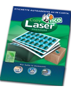 Copy laser premium etiqueta autoadhesiva Blanco 100 pieza(s)
