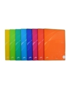 LIBRETA OLEF PP A4 48h HZ 90g COL.(8) - Pack de 6 unidades