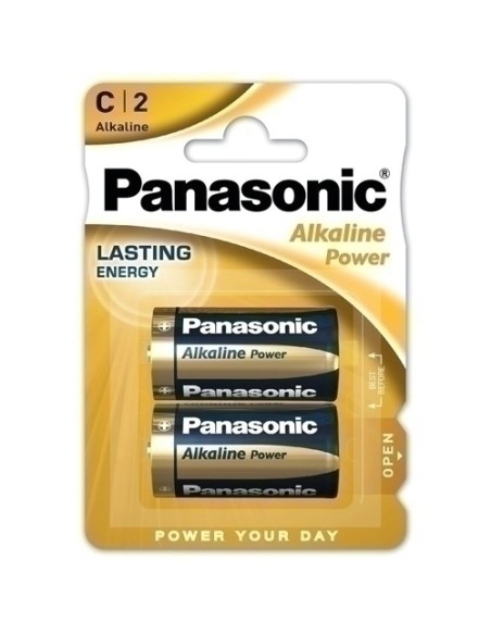 PILAS PANASONIC ALKALINE LR14 B/2