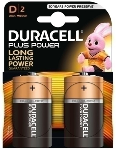 PILAS DURACELL D PLUS (MN1300-LR20) B/2