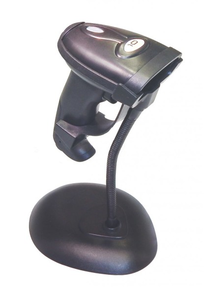 Scanner 10POS Lector de códigos de barras portátil 1D Laser Negro