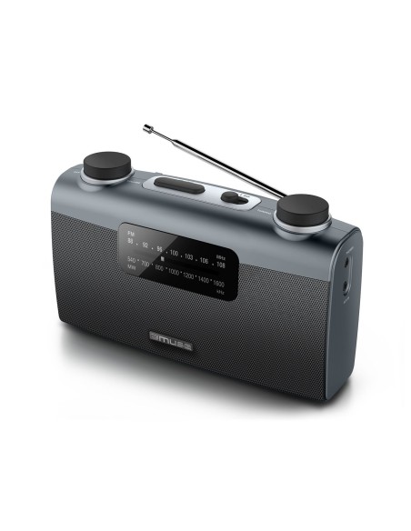 M-058 R Portátil Analógica Negro, Gris