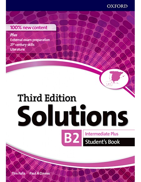 SOLUTIONS INTERMEDIATE PLUS STUDENT S BOOK THIRD EDITION 2017