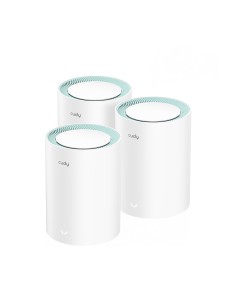 M1300 3-PACK sistema Wi-Fi Mesh (Wi-Fi en malla) Doble banda (2,4 GHz / 5 GHz) Wi-Fi 5 (802.11ac) Blanco 1 Interno