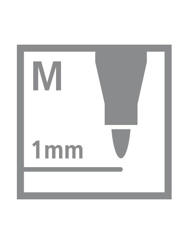 OHPen marcador permanente Negro 1 pieza(s)