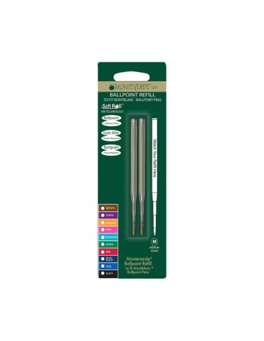 BLISTER 2 REC.MONTEVERDE M132 BOLIGRAFO P.MEDIA RO