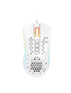 M988-RGB STORM ELITE WHITE, Mouse Optico HoneyComb Blanco