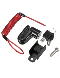 MA1008 accesorio para patinete Seguro antirrobos Negro, Rojo 1 pieza(s)